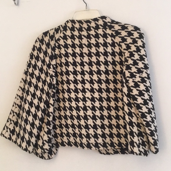 Michael Kors Houndstooth swing jacket sz S - Picture 5 of 8